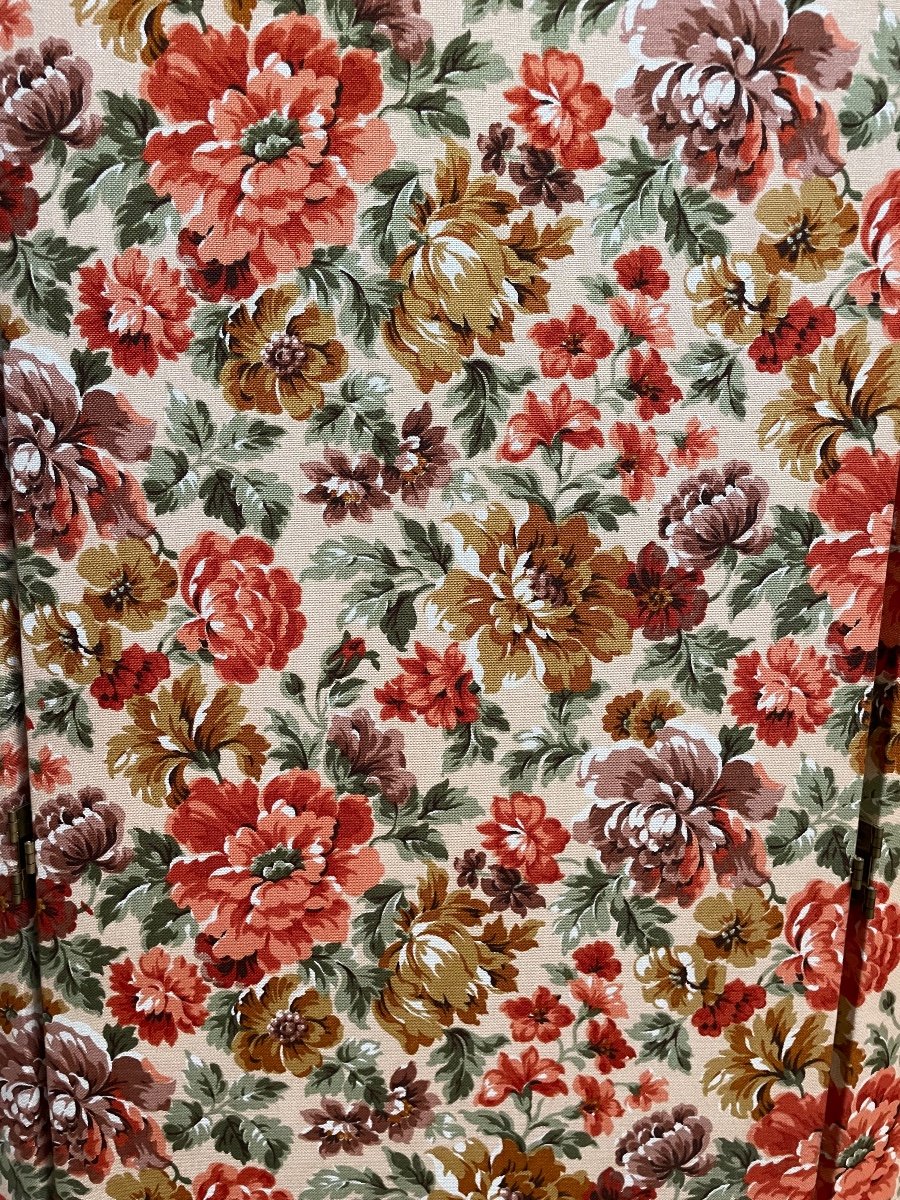 Fabric Screen Flower Patterns 1960-photo-1