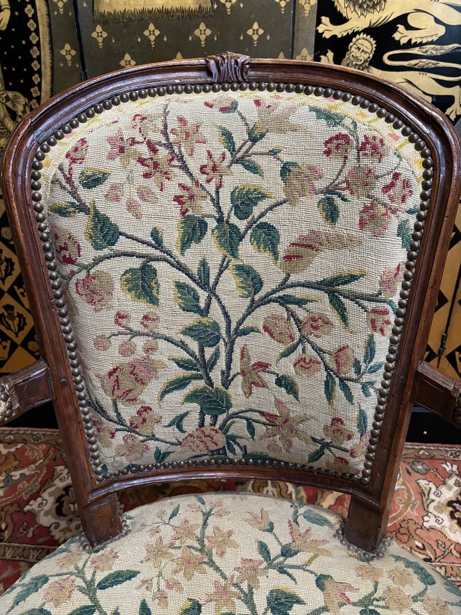 Fauteuil époque Louis XVI -photo-4