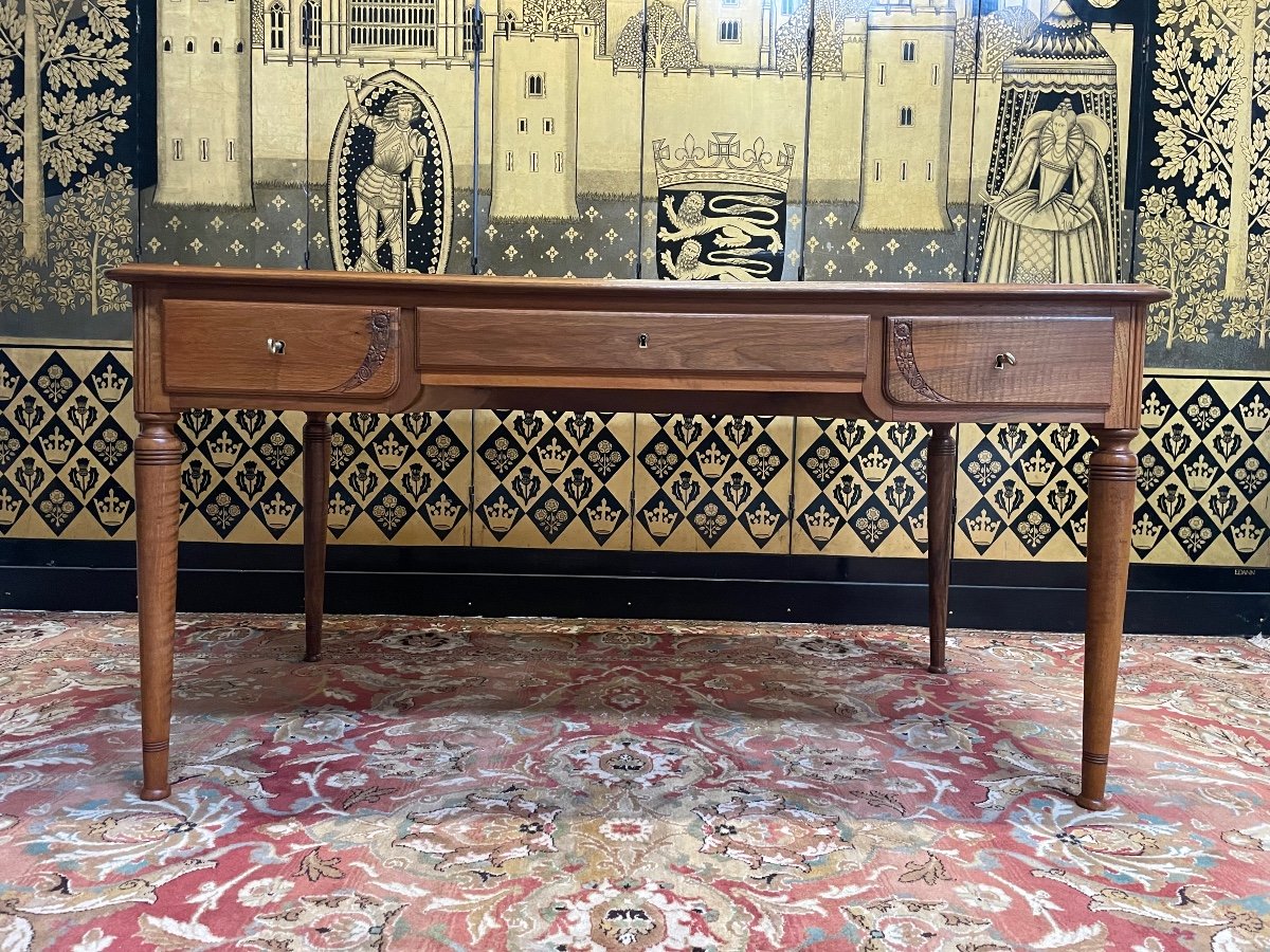Art Deco Period Flat Desk 