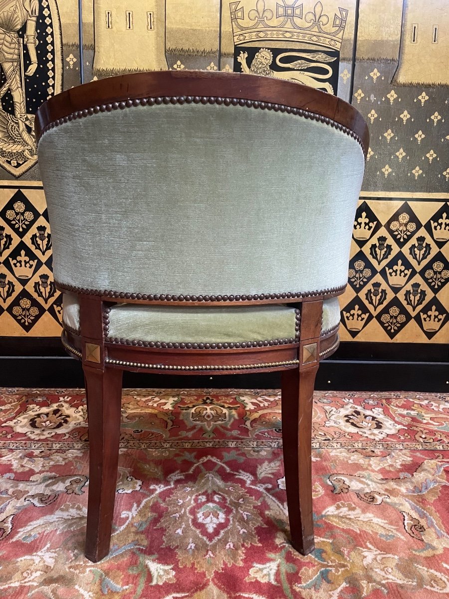 Fauteuil De Bureau De Style Louis XVI-photo-2