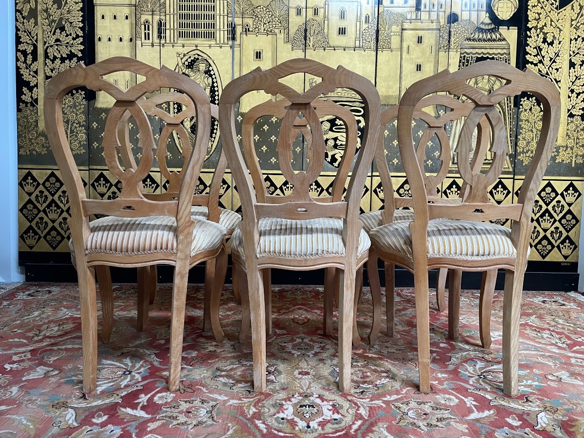 Suite Of 6 Louis Philippe Chairs -photo-4