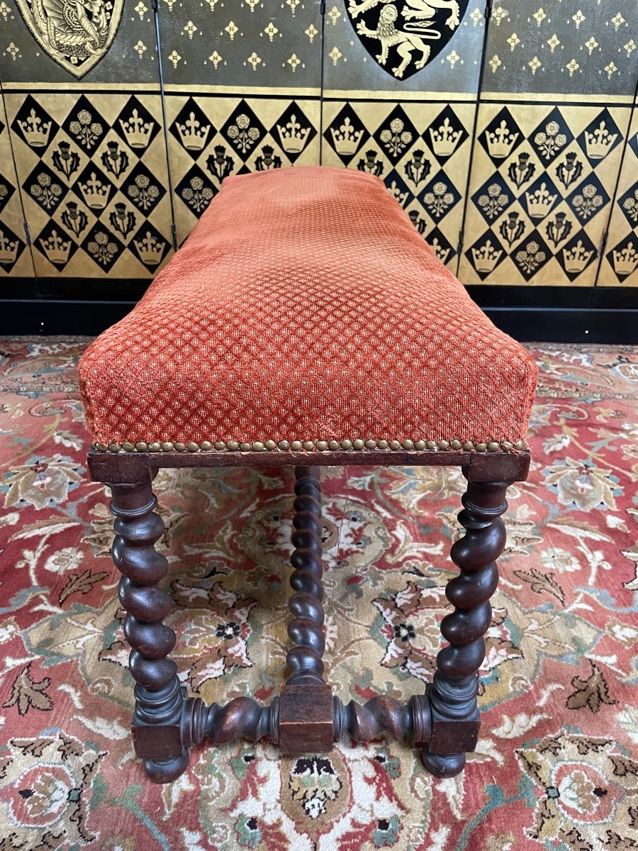 Banc - Banquette Louis XIII-photo-4