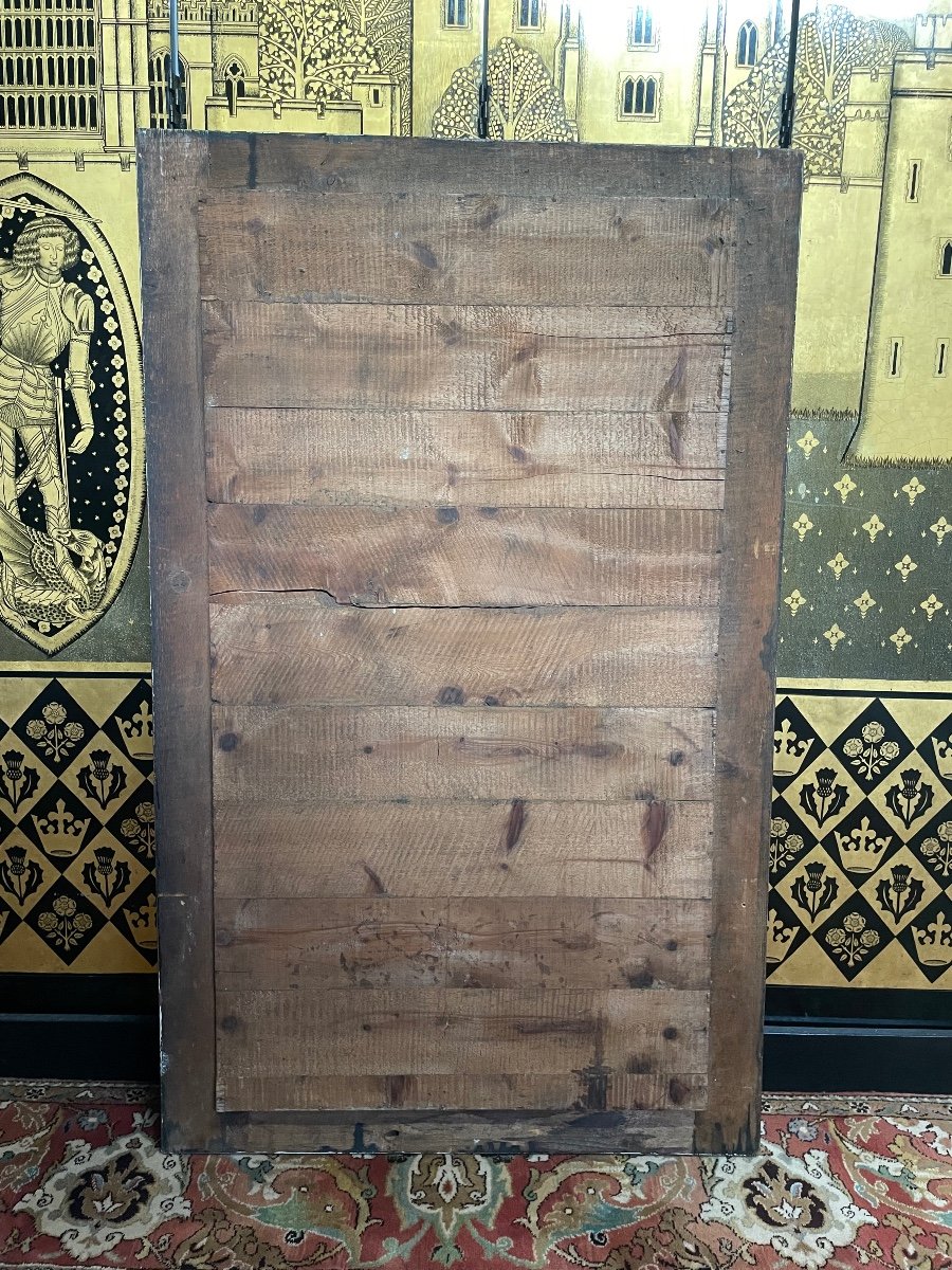 Painted Molded Wood Mirror -photo-1