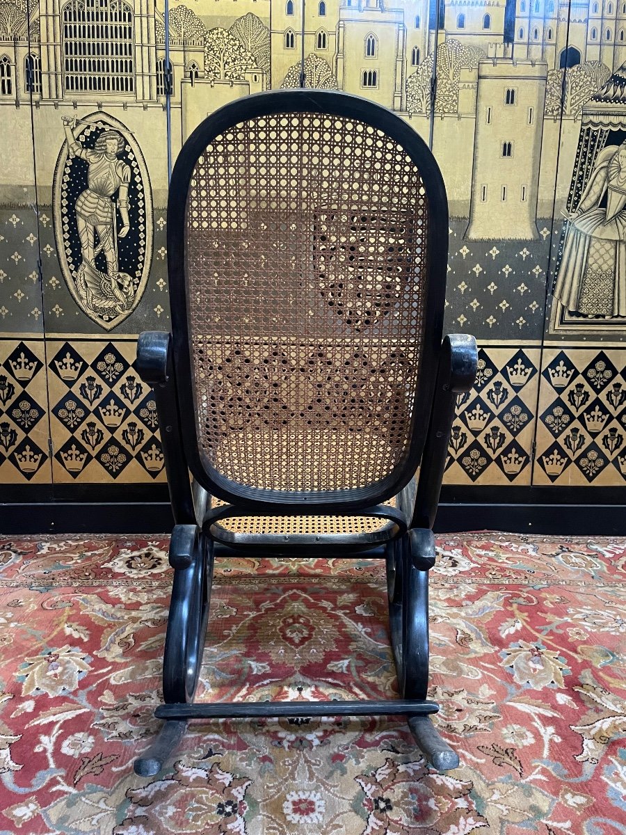 Rocking-chair  En Bois Courbé-photo-3
