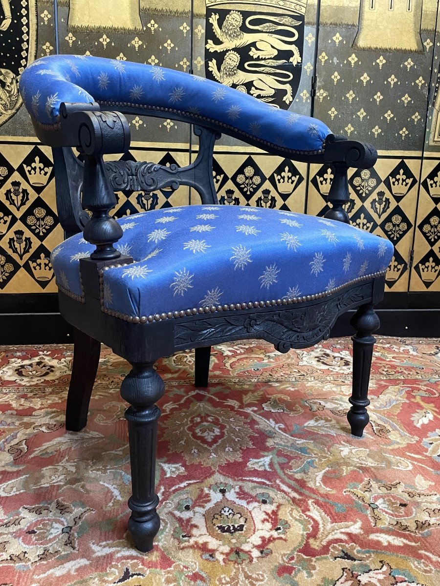 Louis Philippe Office Armchair - Napoleon III-photo-2