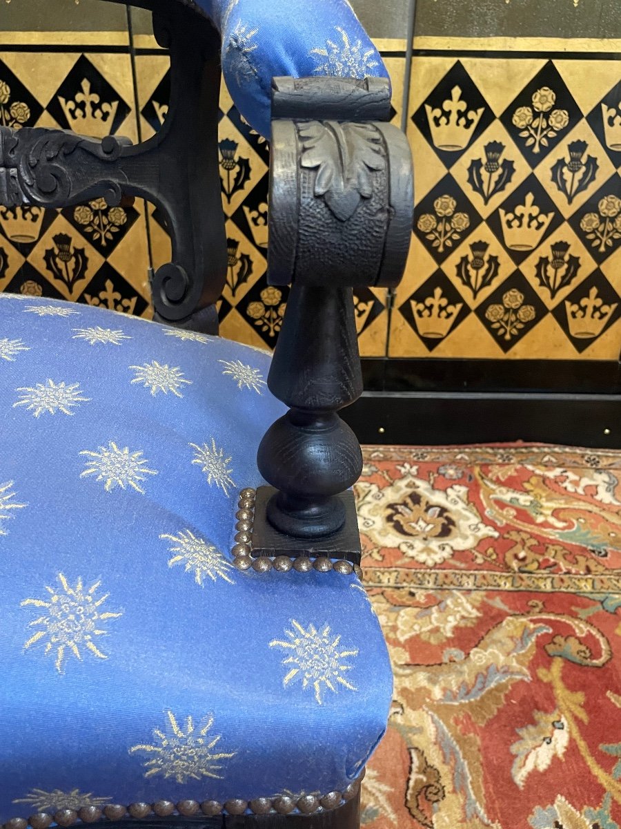 Louis Philippe Office Armchair - Napoleon III-photo-2