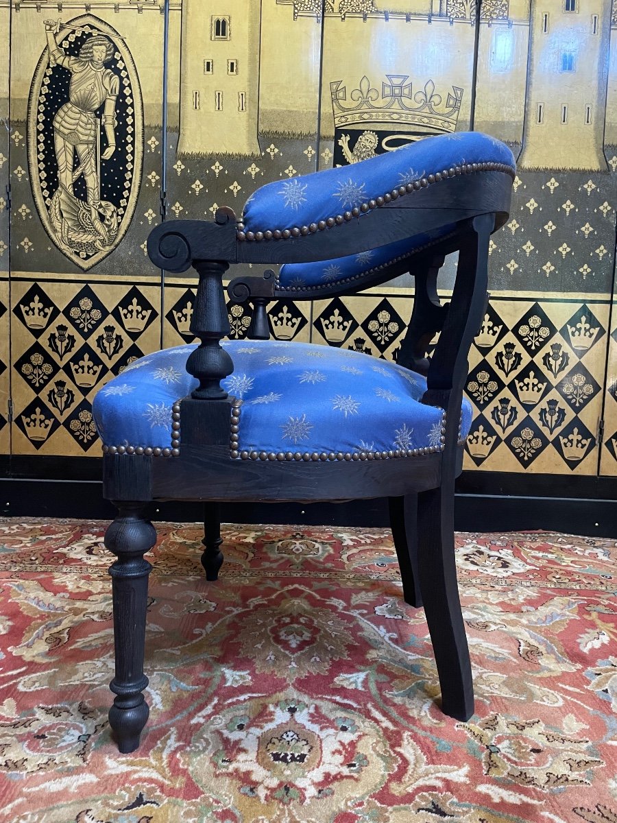 Louis Philippe Office Armchair - Napoleon III-photo-6