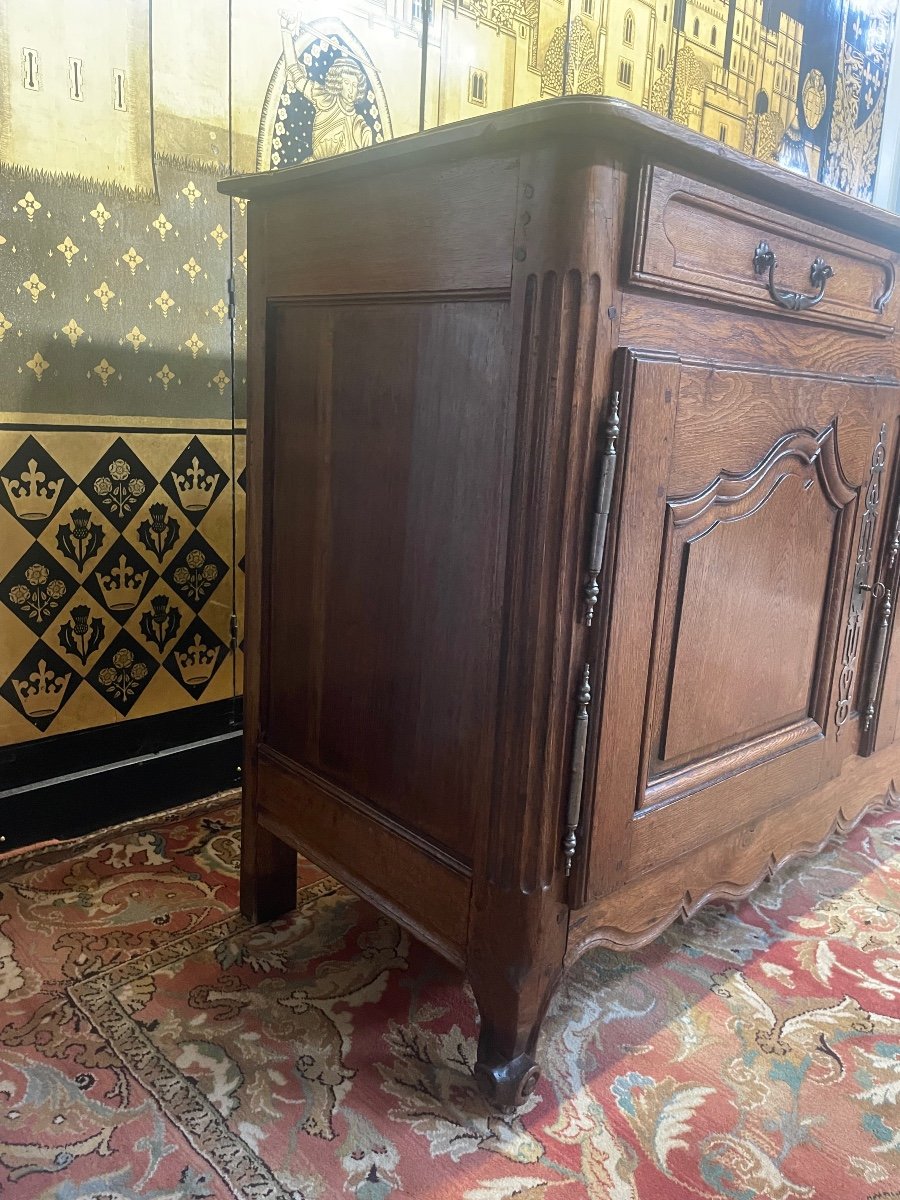 Enfilade De Style Louis XV En Chêne -photo-4