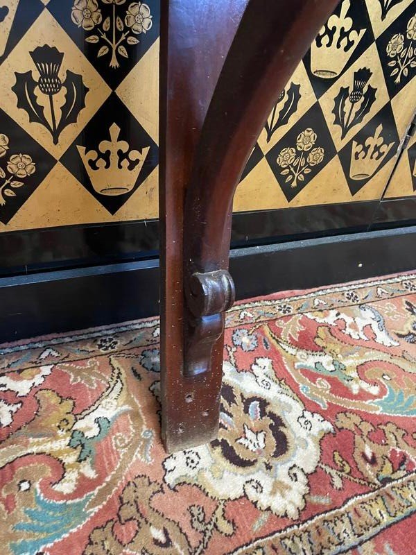 Console époque Napoléon III En Acajou -photo-2