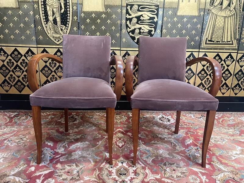 Pair Of Bridges Armchairs 
