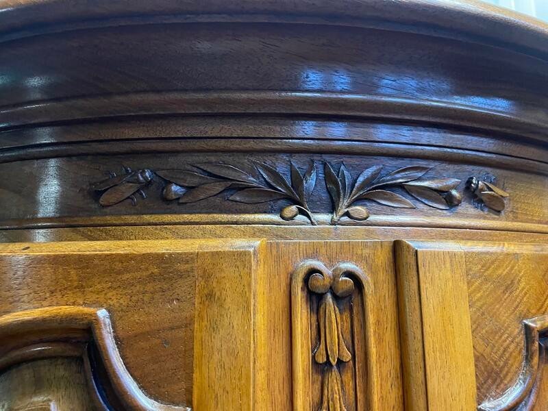 Louis XV Style Provencal Corner Cabinet-photo-3