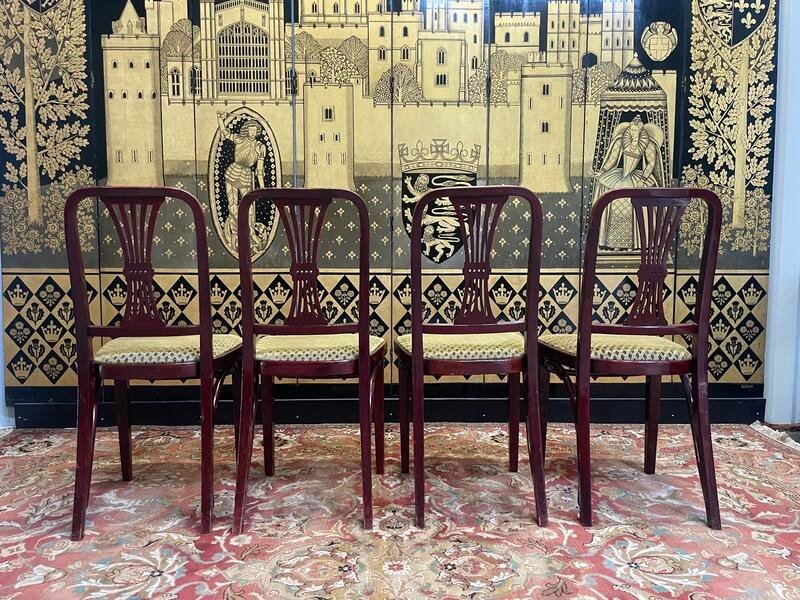 Suite De 4 Chaises Bistrot Thonet Numéro 78-photo-2