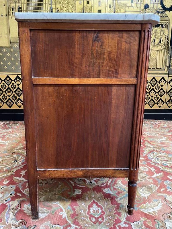 Commode époque Louis XVI En Acajou -photo-4