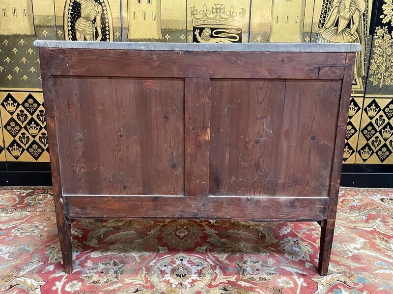 Commode époque Louis XVI En Acajou -photo-2