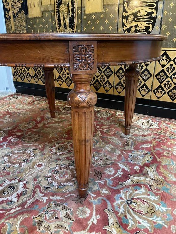 Louis XVI Style Oval Dining Table-photo-3