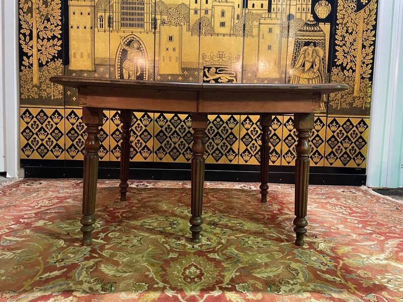 Louis Philippe Solid Oak Farmhouse Dining Table -photo-1