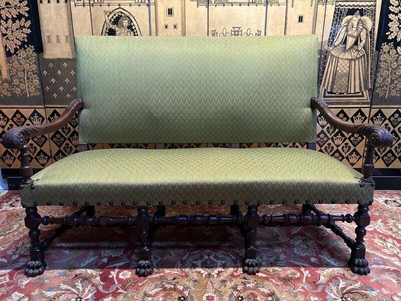 Sofa - Bench In Haute Epoque - Renaissance Style 