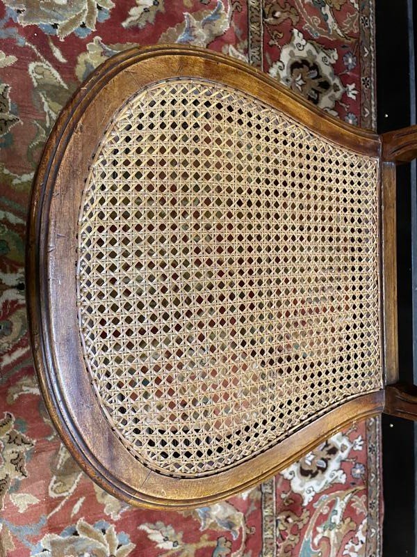 Set Of 6 Louis XVI Style Cane Chairs - Caned-photo-3