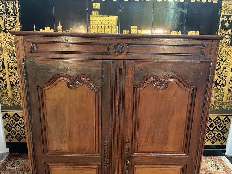 Armoire Bassette époque Louis XV-photo-3