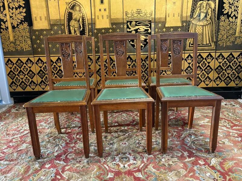 6 Art Deco Chairs -photo-4