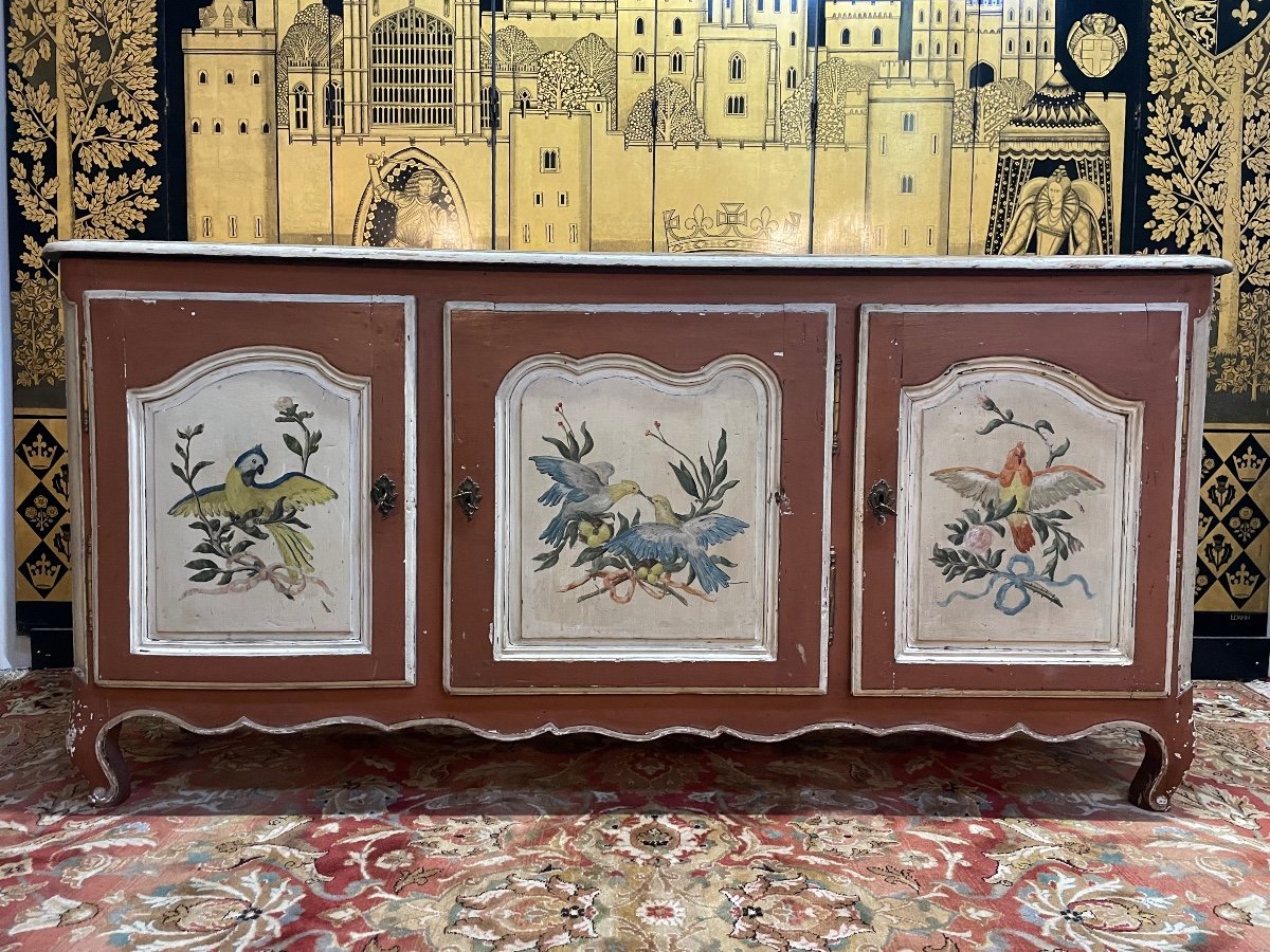 Painted Louis XV Provençal Sideboard