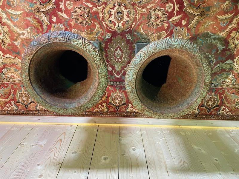Pair Of Medici Cast Iron Vases -photo-4