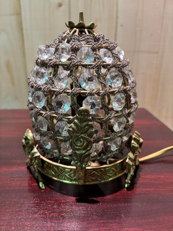 Lampe De Table Ou Veilleuse  De Type Montgolfière -photo-3