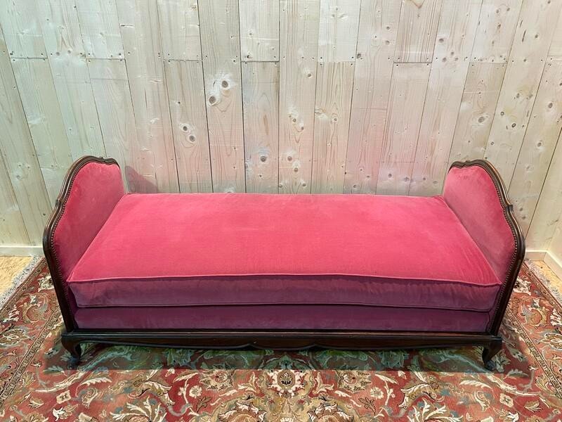 Bed - Bench - Louis XV Style Sofa -photo-4