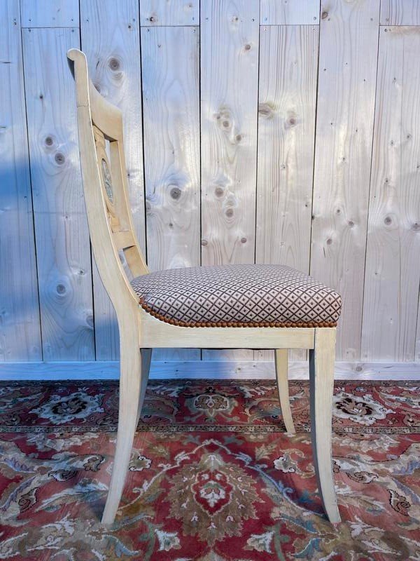 Set Of 8 Louis XVI Style Chairs - Directoire-photo-3