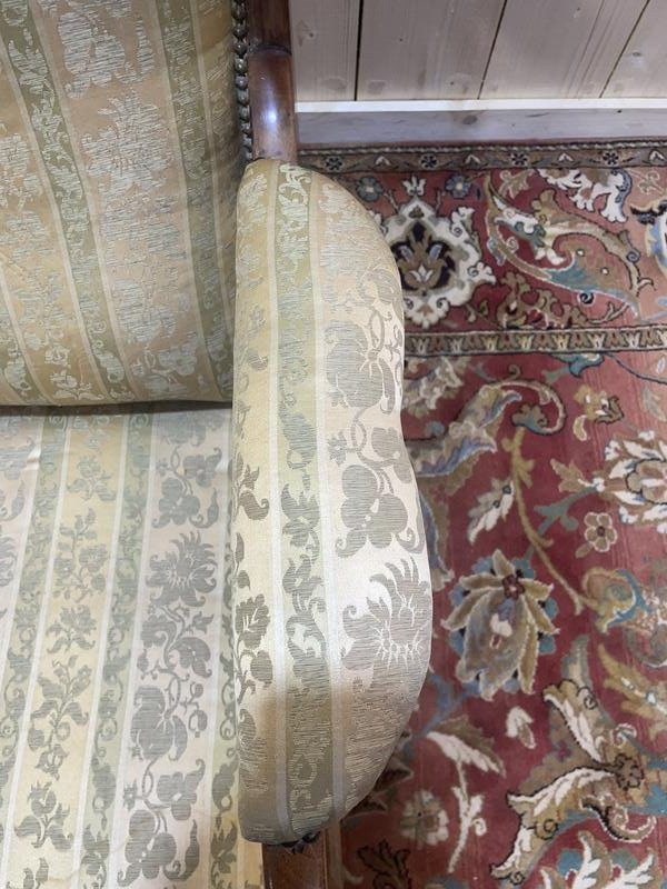 Fauteuil Anglais En Acajou à Oreilles -photo-4