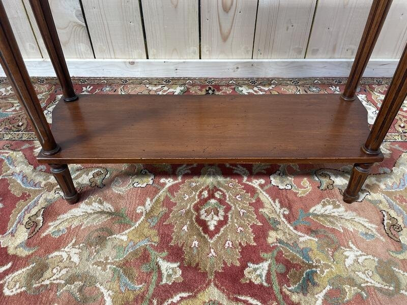 Console De Style Louis XVI Marbré Gris -photo-1