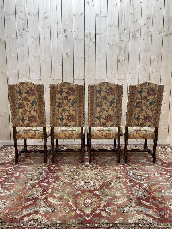 4 Chaises Louis XIII-photo-4