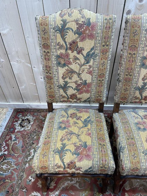 4 Chaises Louis XIII-photo-4