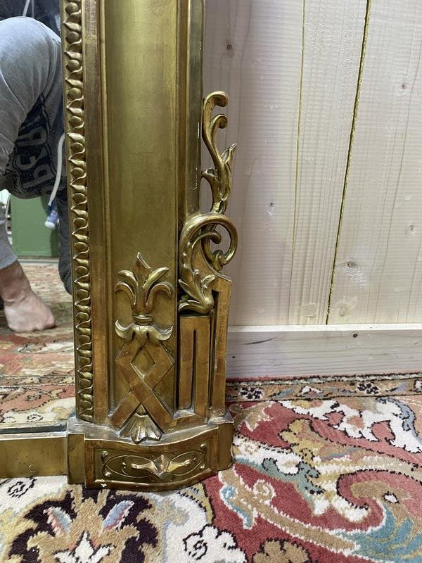 Miroir En Bois Et Stuc Doré époque Louis Philippe -photo-3