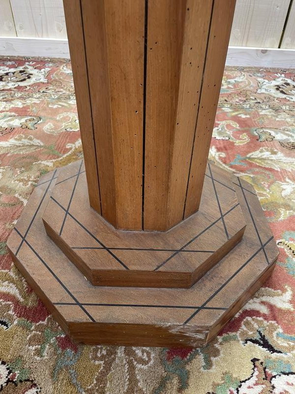Art Deco Period Pedestal Table -photo-2