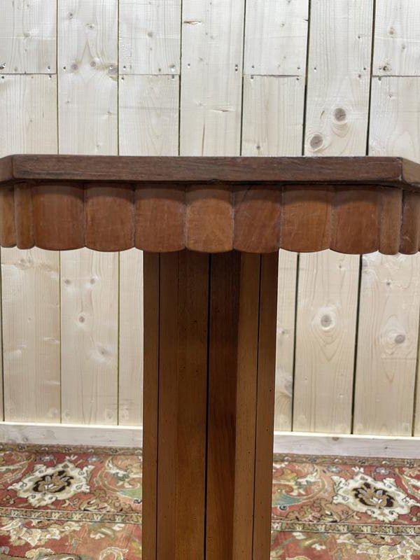 Art Deco Period Pedestal Table -photo-4