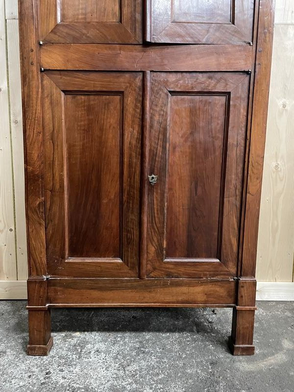 Narrow Empire Period Walnut Wardrobe -photo-3