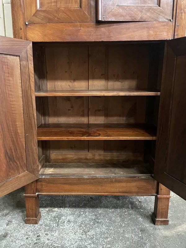 Narrow Empire Period Walnut Wardrobe -photo-3