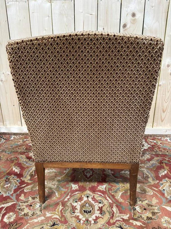 Fauteuil bergère de style Louis XVI-photo-1