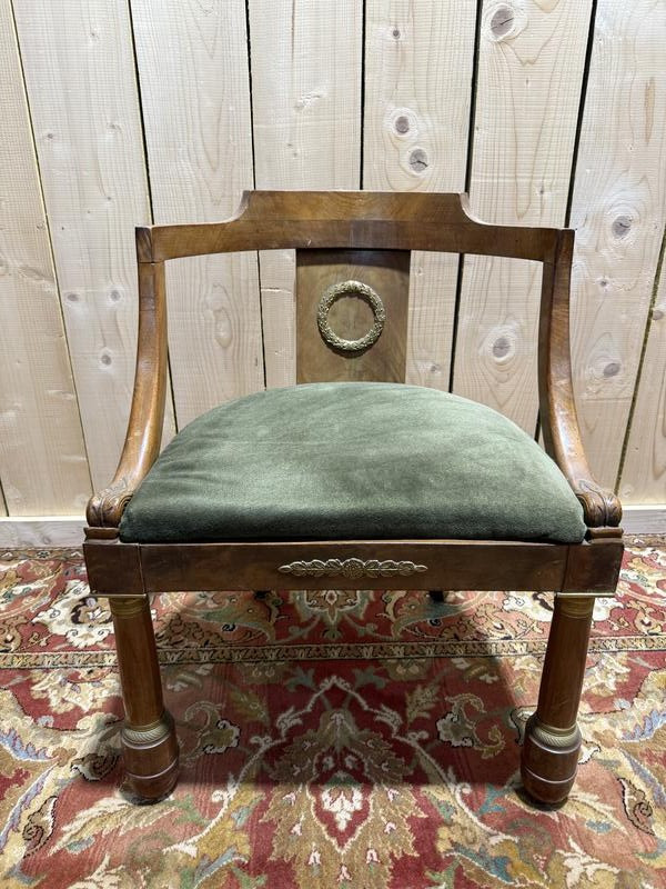 Fauteuil de bureau époque Empire 