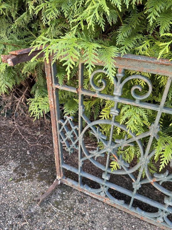 Rambarde -l/ Garde-corps en fer forgé de balcon ancien -photo-3