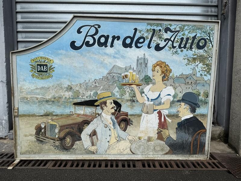Bar Divider In Painted Sheet Metal 1957