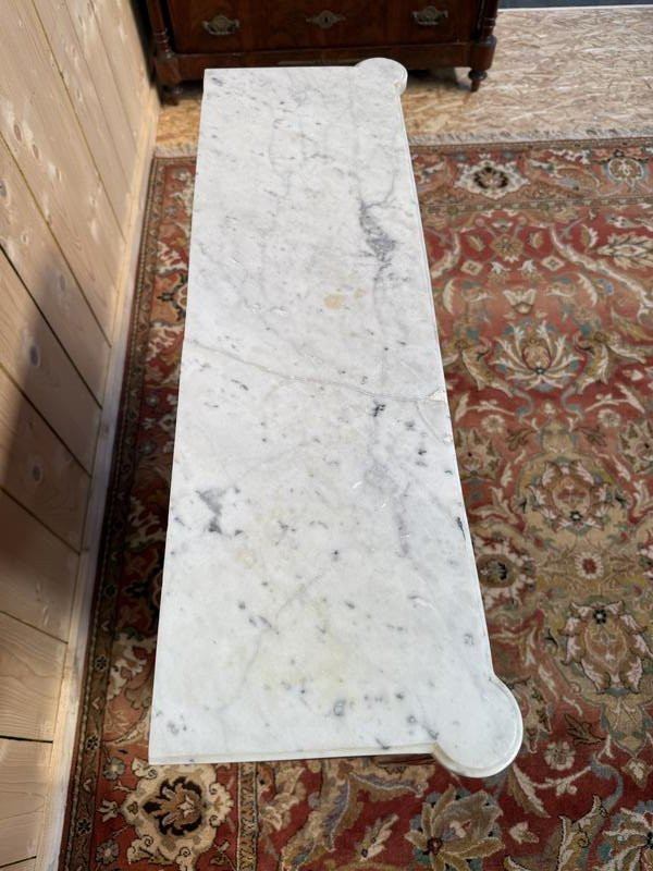 Louis XVI Style Mahogany And Marble Bibus-photo-4