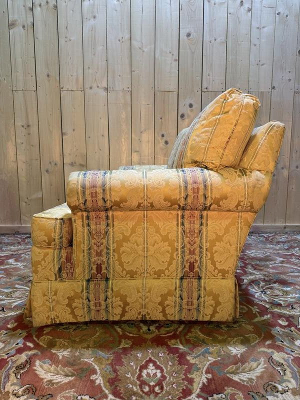 English Style Silk Damask Sofa -photo-4