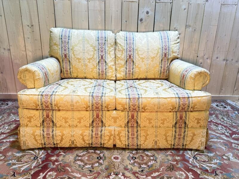 English Style Silk Damask Sofa -photo-3