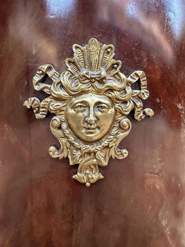 Somno époque Empire en acajou et bronze -photo-3