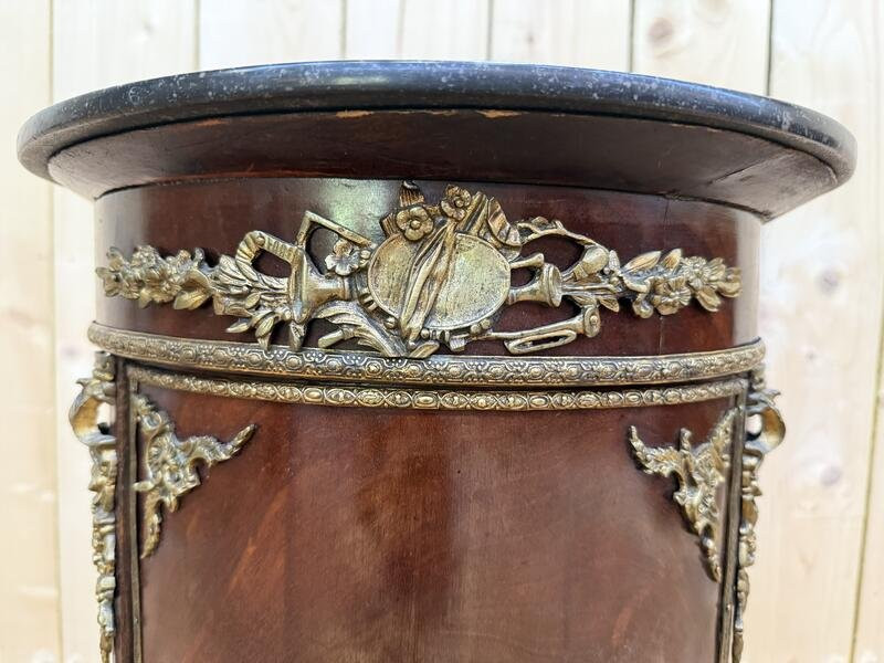 Somno époque Empire en acajou et bronze -photo-1