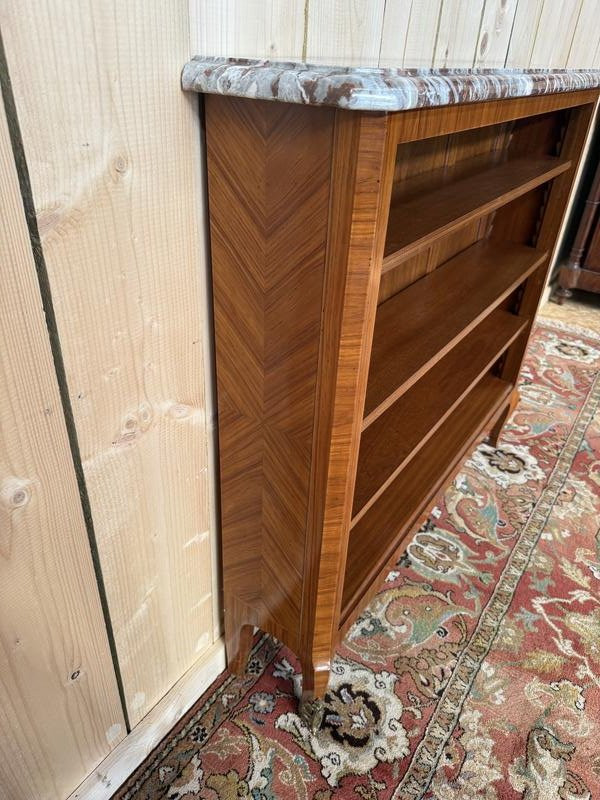 Louis XV Style Bibus - Transition In Marquetry -photo-3