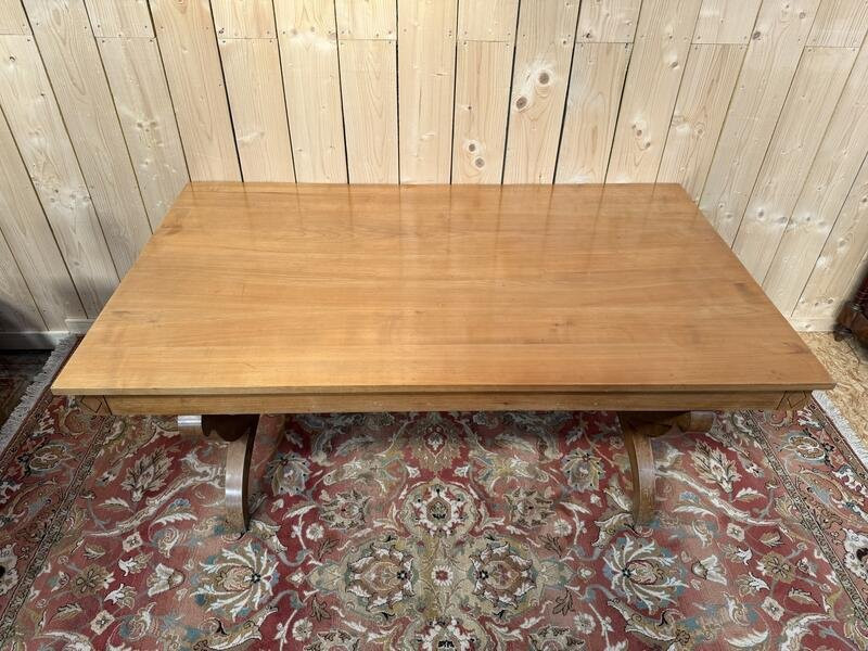 Table de salle à manger style Empire pieds "Curule"-photo-4