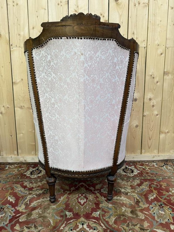 Armchair - Louis XVI Style Bergère - Napoleon III-photo-1